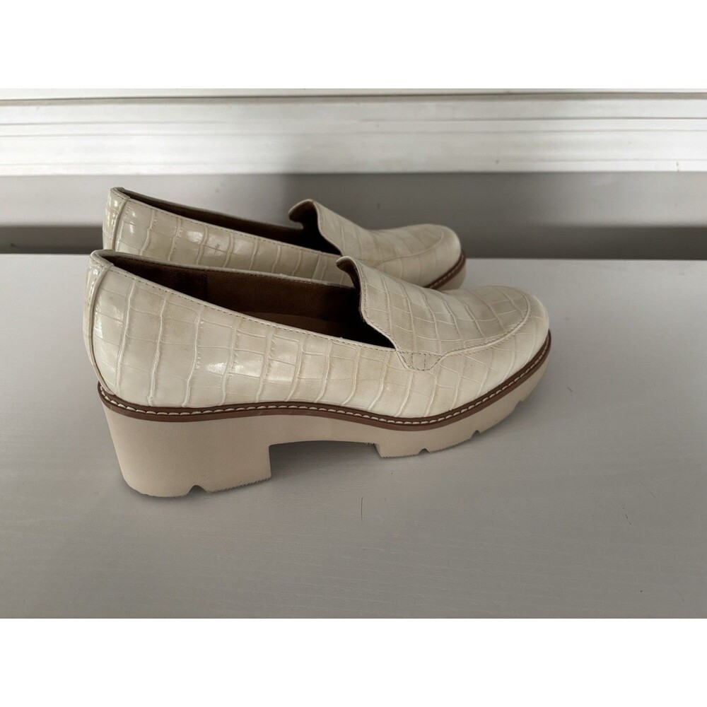Naturalizer Cabaret Women’s 8.5M Lug Sole Block Heel Loafers